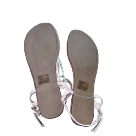 Rampage Pink & Brown Thong Sandals - Picture 3 of 3